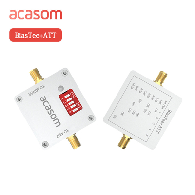 Digital RF Attenuator Disesuaikan 0-4Ghz 1-16dB Delapan Gain Bias Tees Dengan Power Supply