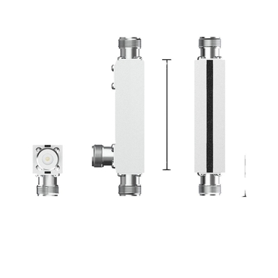 Kemasan ringan 0.2Kg Low Insertion Loss Cavity Coupler Untuk sinyal 2G-5G