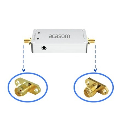 Daya Sinyal Gain Tinggi 868MHz 915MHz DC 12V Bias Tee Untuk Amplifier