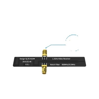 Optimalkan Video Anda 1.2GHz VRX Notch Filter Untuk 868/915MHz Dalam 1.2-1.3GHz Penerima