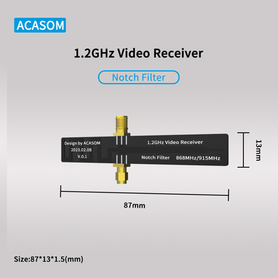 Optimalkan Video Anda 1.2GHz VRX Notch Filter Untuk 868/915MHz Dalam 1.2-1.3GHz Penerima
