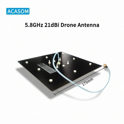 Panel FPV bertenaga tinggi Antenna 16° Luas sinar vertikal 21dBi gain