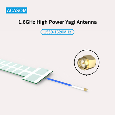 Stasiun Pangkalan Luar Ruang RFSMA Pria FPV Yagi Antenna Untuk Memblokir Drone 1.6GHz