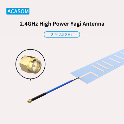 RFSMA Male Yagi Drone Jammer Antenna 50 Ohm 13 DBi High Gain