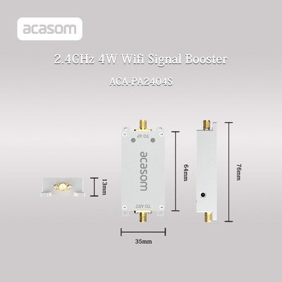 6-18V Tegangan 2,4 GHz Wifi Signal Booster Untuk Drone 4W Daya 2400-2500MHz