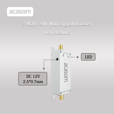 6-18V Tegangan 2,4 GHz Wifi Signal Booster Untuk Drone 4W Daya 2400-2500MHz