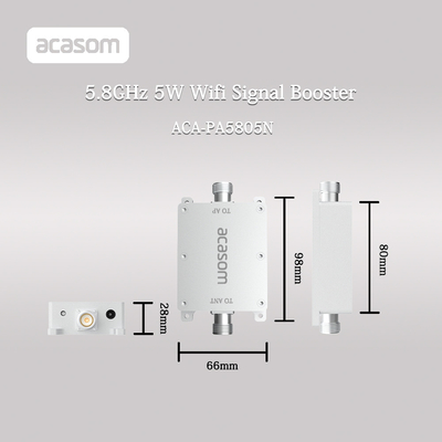 5w 5.8GHz Signal Booster Range Extender untuk kisaran frekuensi 5.725-5.85GHz