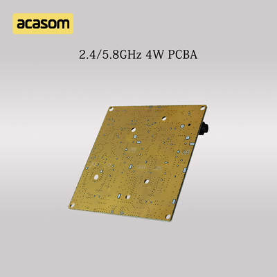 Dual Band 5.8GHz &amp; 2.4GHz RF Signal Booster 4W 36dBm PCBA Board Untuk DC 12V