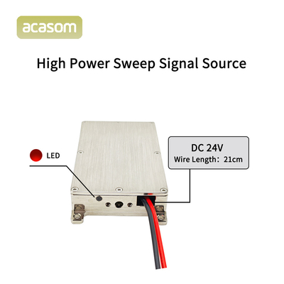 Sumber sinyal menyapu daya tinggi DC 24V 2cm Panjang kawat output stabil