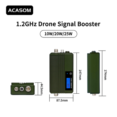 MAX-2 Outdoor 1.2GHz 10W Signal Amplifier Extender Signal Booster Range Extender Tarot 1.2G Image Transmitter