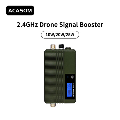 Komersial 40dBm 10W Drone 2.4 GHz Signal Booster untuk jangkauan yang diperpanjang