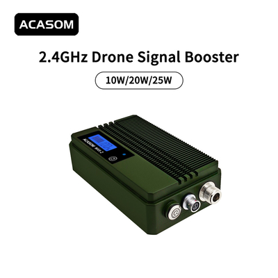 Komersial 40dBm 10W Drone 2.4 GHz Signal Booster untuk jangkauan yang diperpanjang