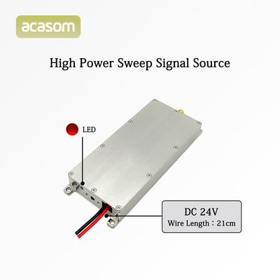 5725MHz 5850MHz Efek Memblokir Tinggi 20w 43dbm Modul Gangguan Sinyal Untuk Gangguan UAV 5.8GHz