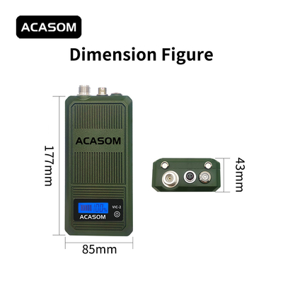 800MHz-900MHz Portable Anti Drone Jammer Water Resistant Efisiensi Tinggi
