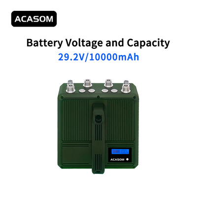 400M 500M 600M 700MHz 50W Portable Jamming Device For Drones Baterai bertenaga