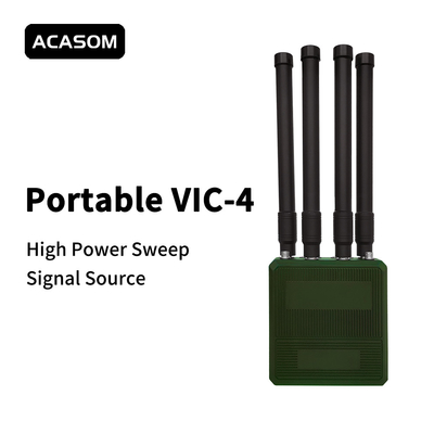 Anti FPV Portable Drone Jammer 4 Band untuk sinyal drone jarak jauh 700M 800M 900M 1000M